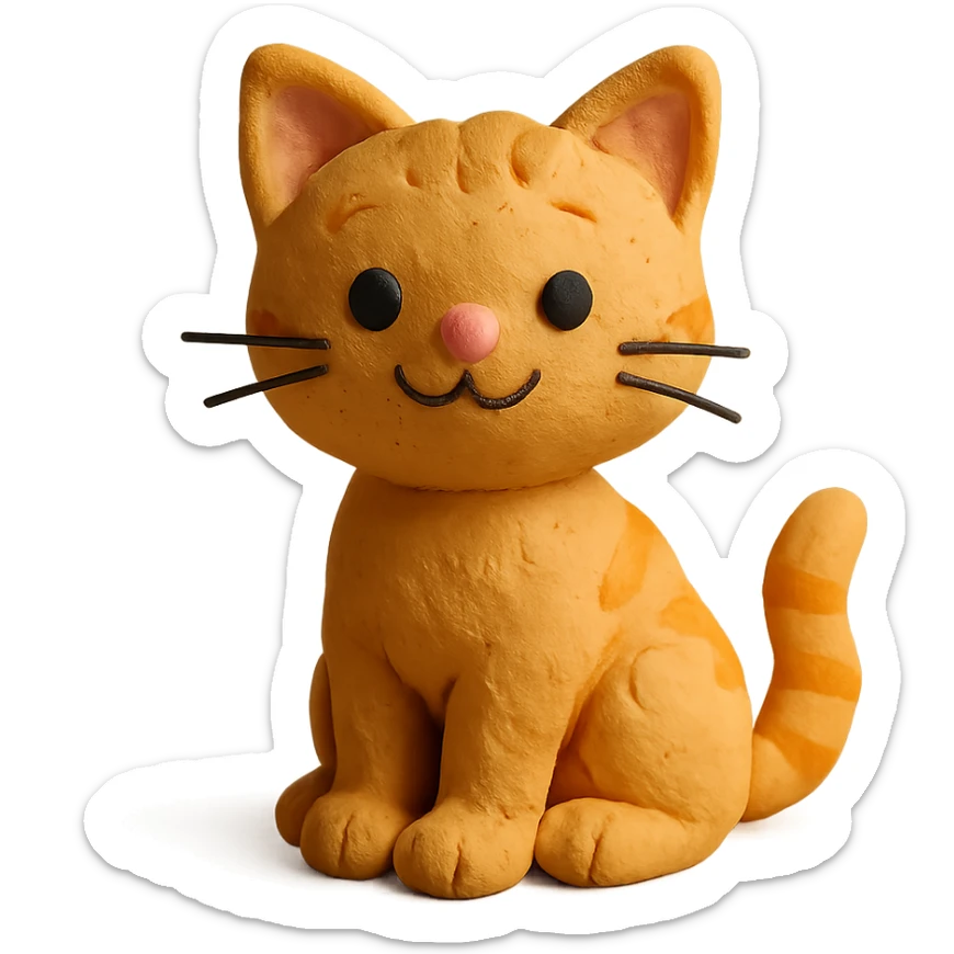 cute kitten sticker