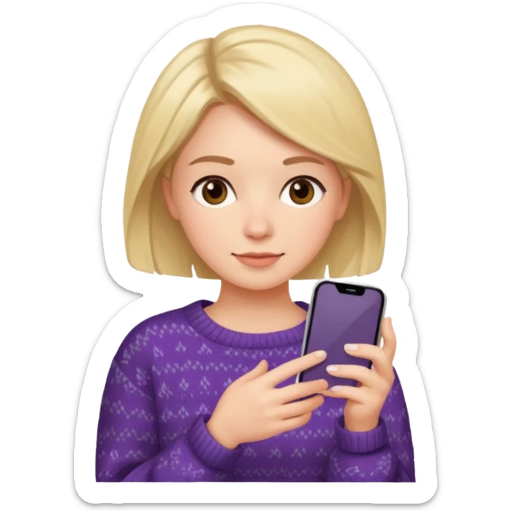 a 28 year old woman, a housewife but has gen z lifestyle sticker