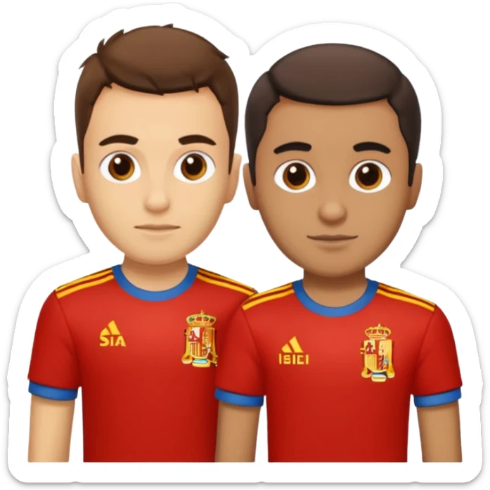 PEDRI Gavi and Lamine Yamal Spain t -shirt uros 2024 sticker