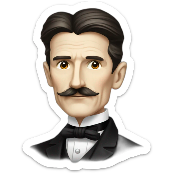 nikola tesla sticker