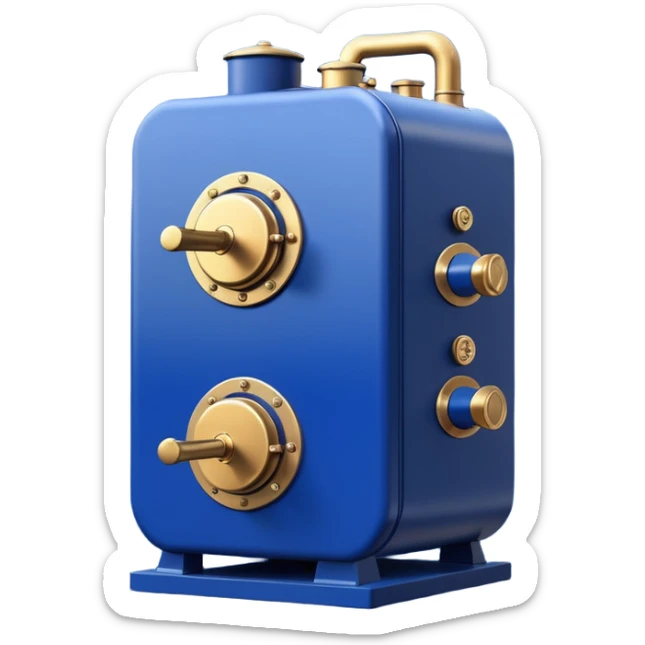 navy blue boiler modern detailed more detailed less royal blue more darker and just one colour sticker