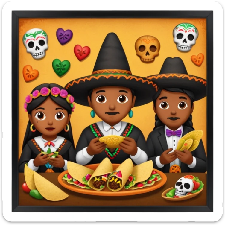 Day o the death, missing people, hereditary movie, museum,tacos,culture,museum in mexico, clothes o missing people, witches, witchcraft sticker