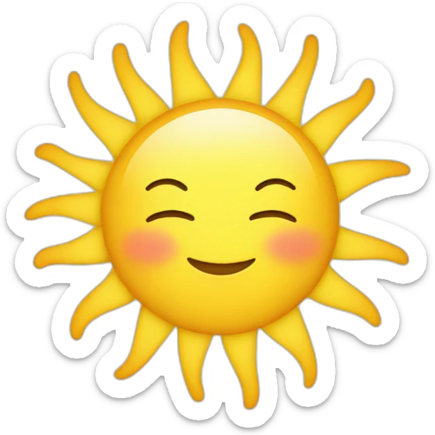 sunshine sticker