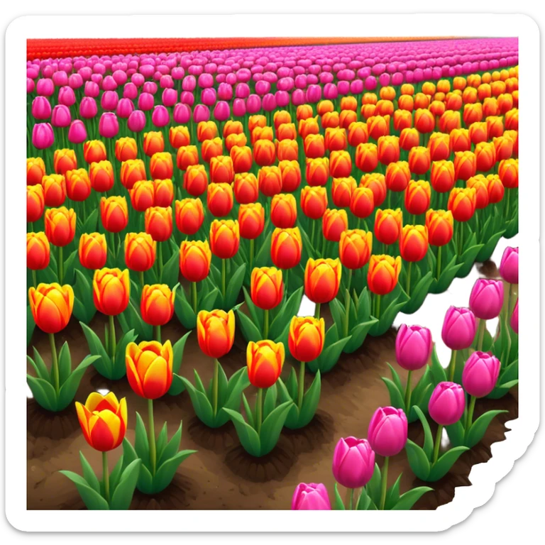 tulips sticker