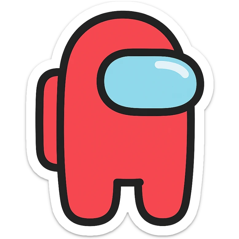 Amogus emoji sticker