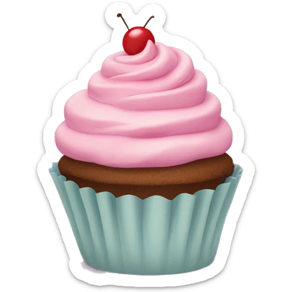 Cupcake sticker
