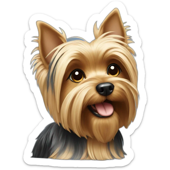 Yorkshire terrier sticker