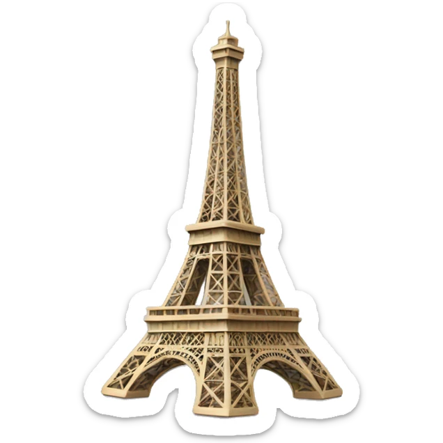 eiffel tower sticker