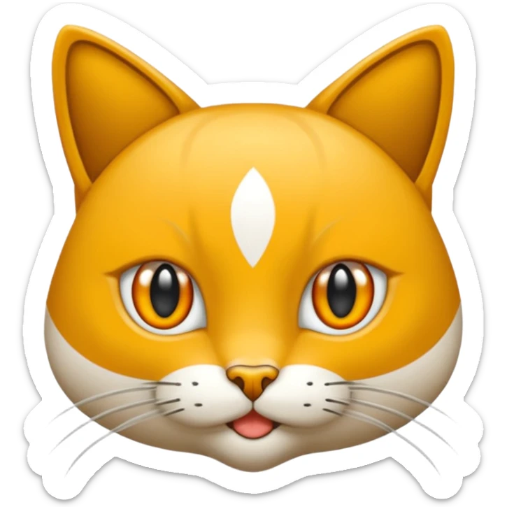 Elinde bicak olan caliko cinsi bir kedi tasma vs hiç bir sey olmasın üstünde bıçağı elinde tutsun gözleride bal rengi sticker