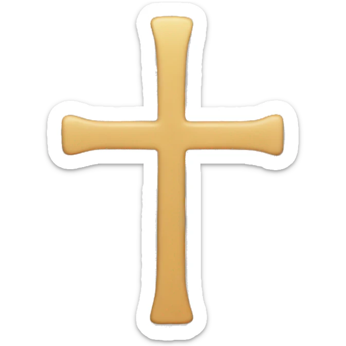 Cross sticker