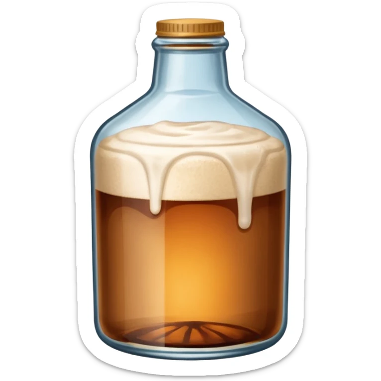 generates a sticker of a "Maltin Polar" malt bottle with a transparent background sticker