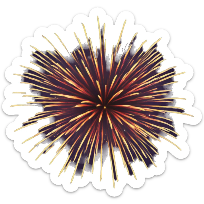 Fireworks sticker
