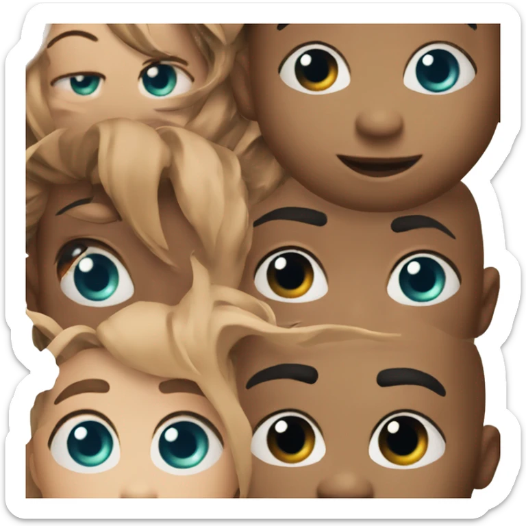 The eyes of this 😄 and the mouth of this 🙂 sticker