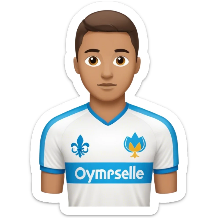 Créer une photo de moi avec une tenue de support Reese de l’O.M. sticker