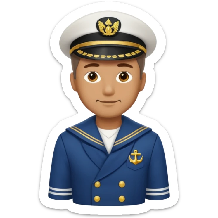 1618 marinero cuerpo entero, hombre de 40 años sticker
