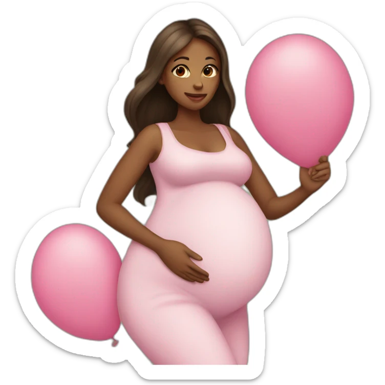 pregnant sticker
