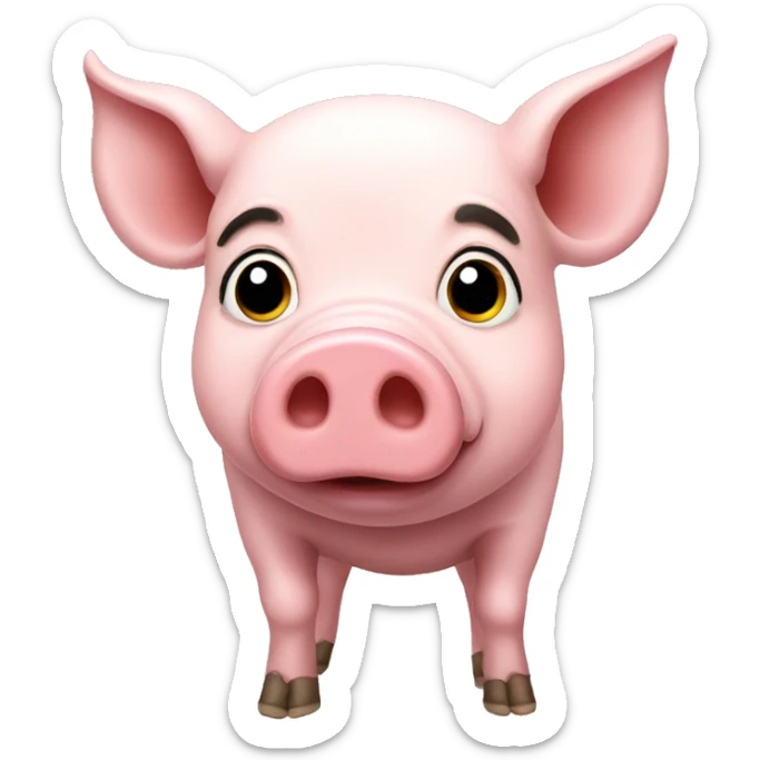 Pig sticker