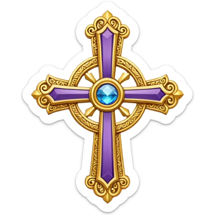 Occitan cross of Toulouse county sticker