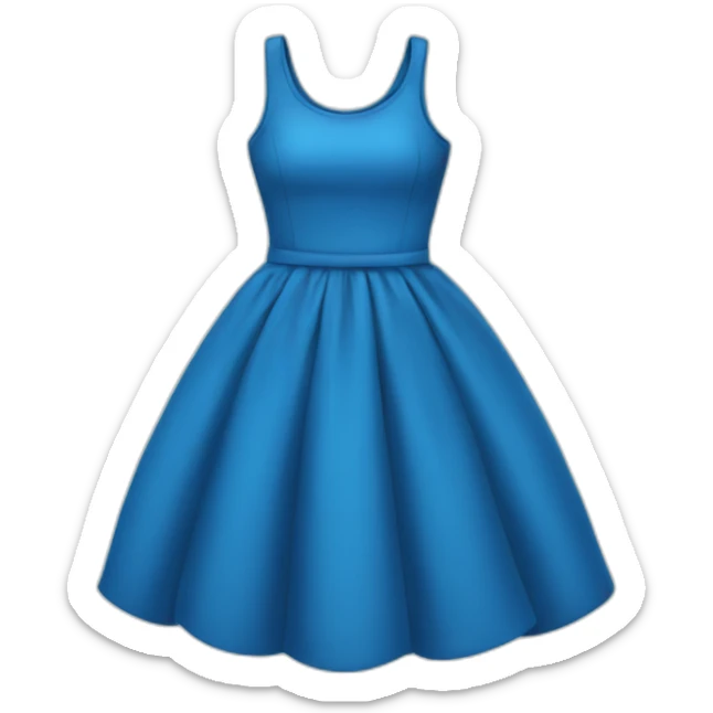 BLUE DRESS  sticker