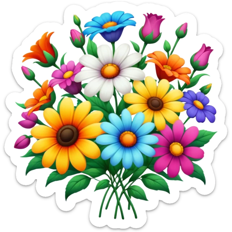 Flowers sticker