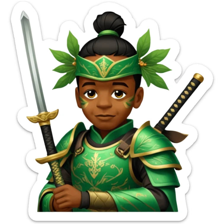 Emerald Samurai sticker