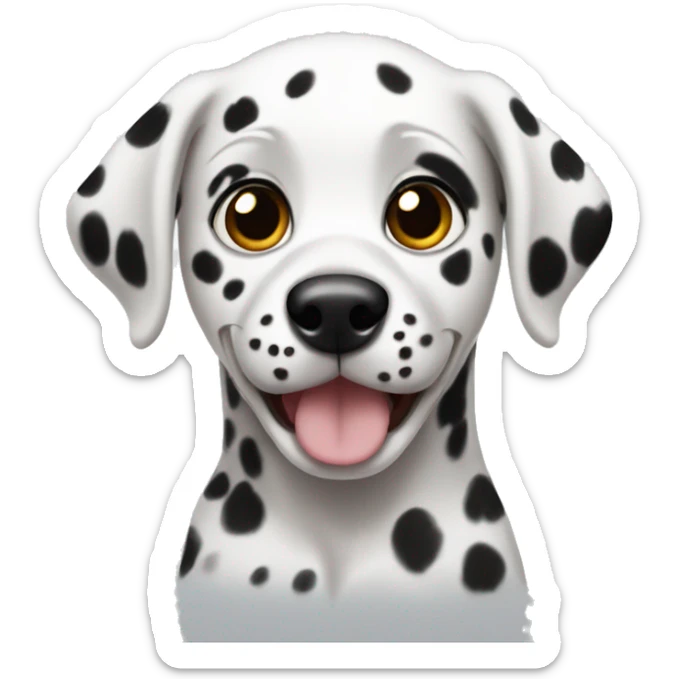 Dalmatian pup sticker