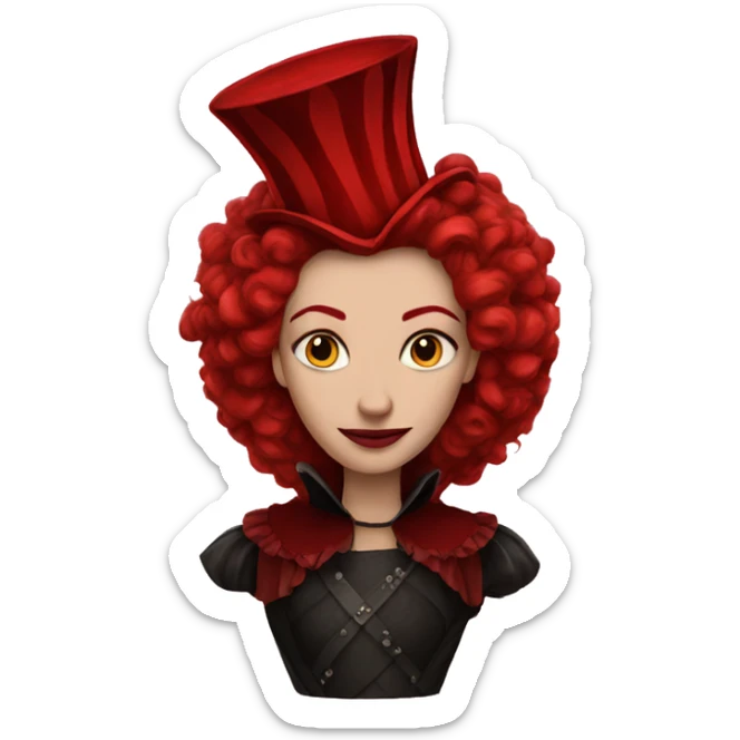 The red queen  sticker