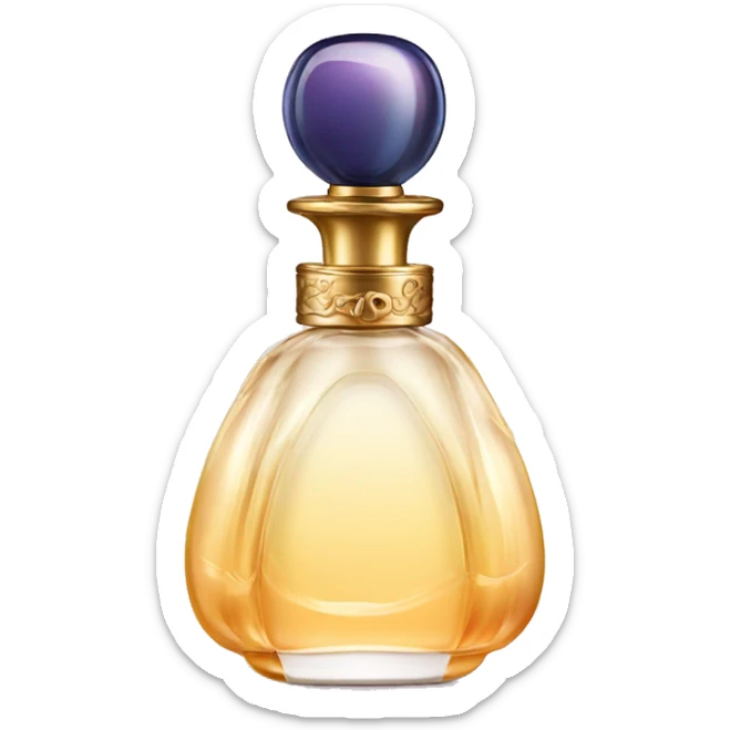 Perfume bottle sticker