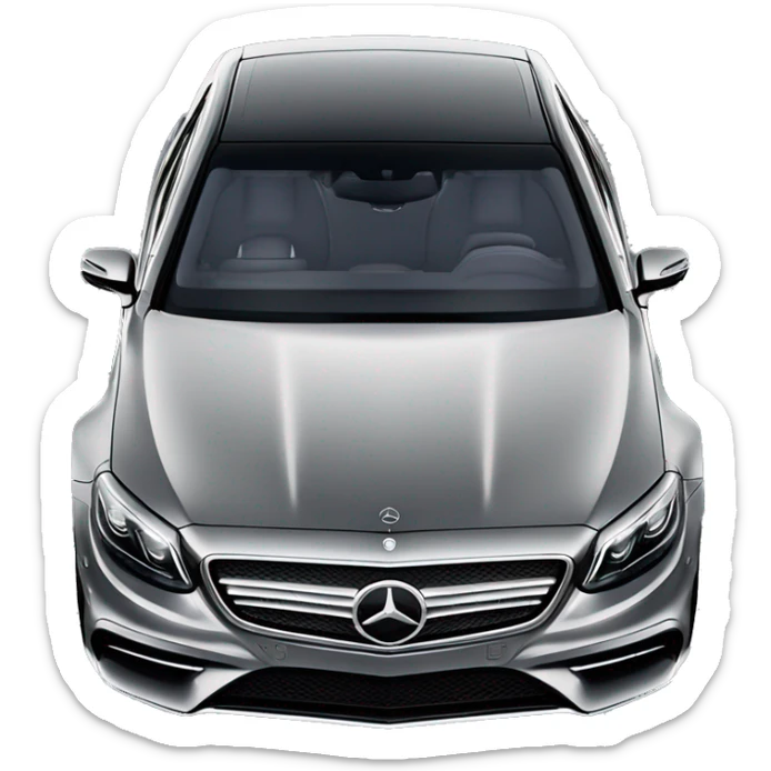Mercedes-Benz S 63 AMG 2015 DARK GREY COLOR with number 222 IYI sticker