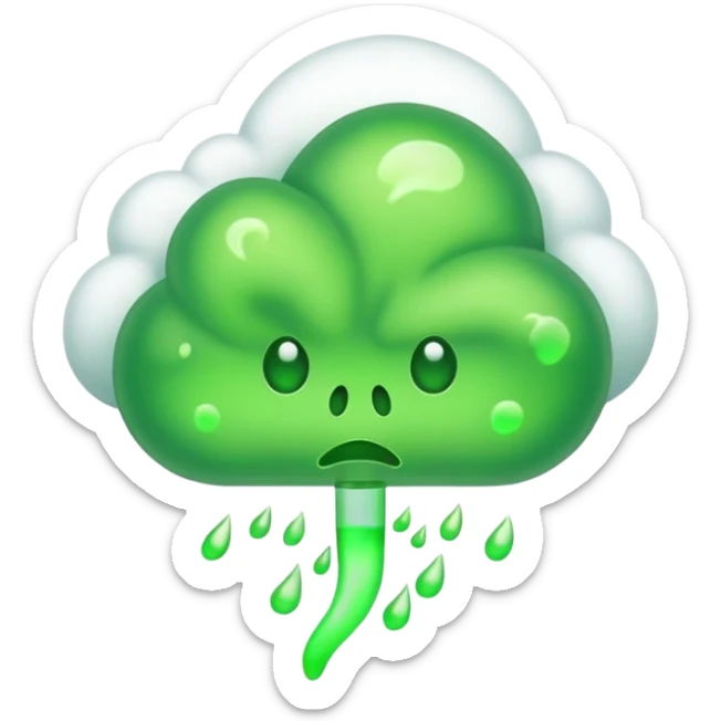 poisonous gas sticker