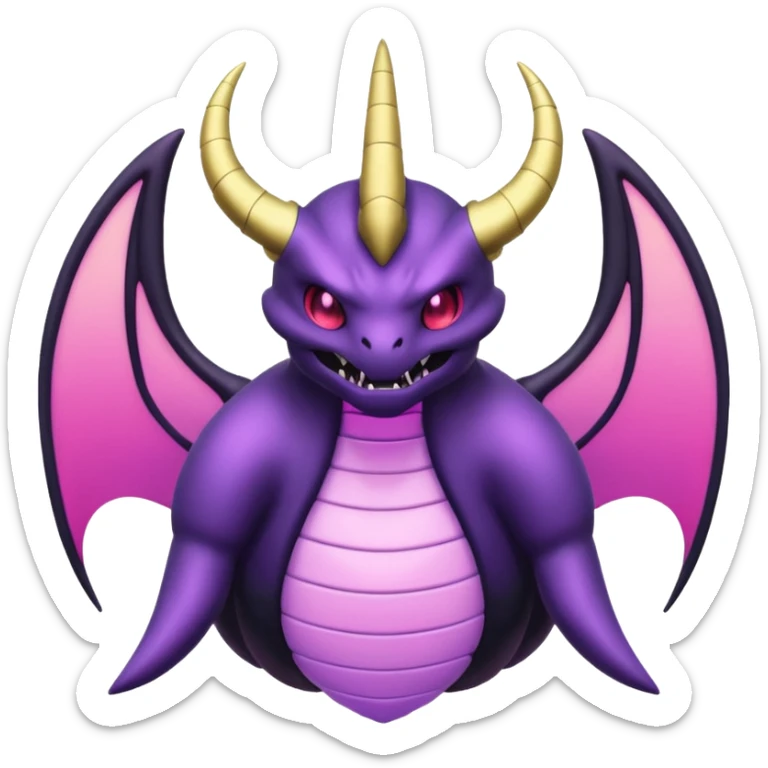 Pokemon legendary purple and pink Giratina sticker