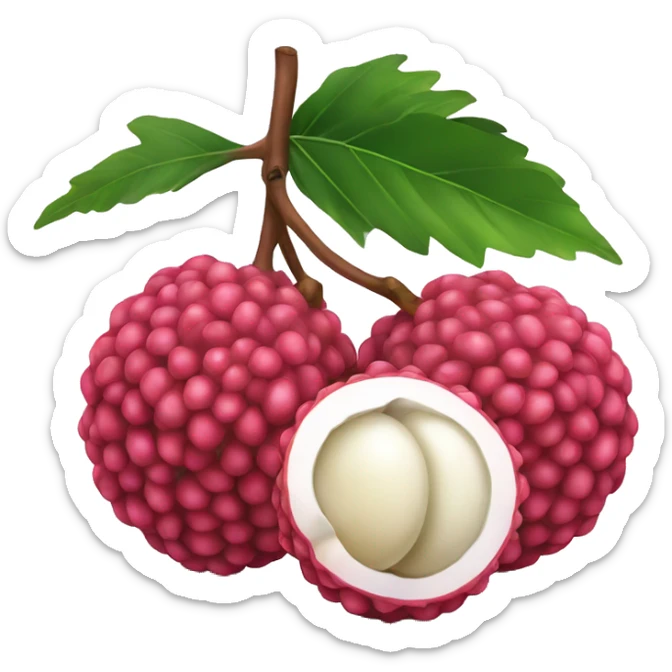 Lychee sticker