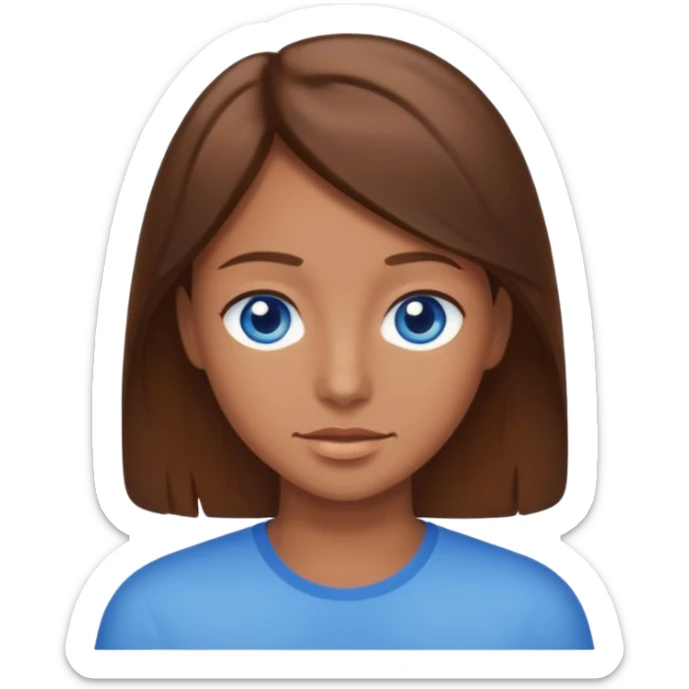 CREATE ME A NICE BOERTJIE BROWN HAIR TANNED SKIN AND BLUE EYES sticker