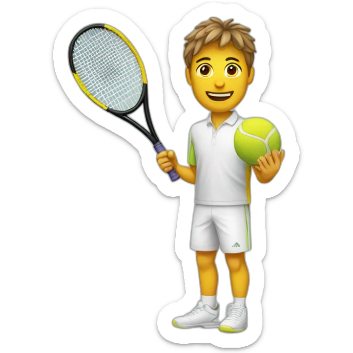 Tennis sticker