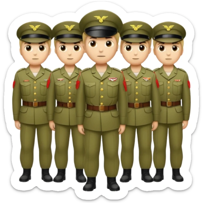 Pelotones de colo sticker