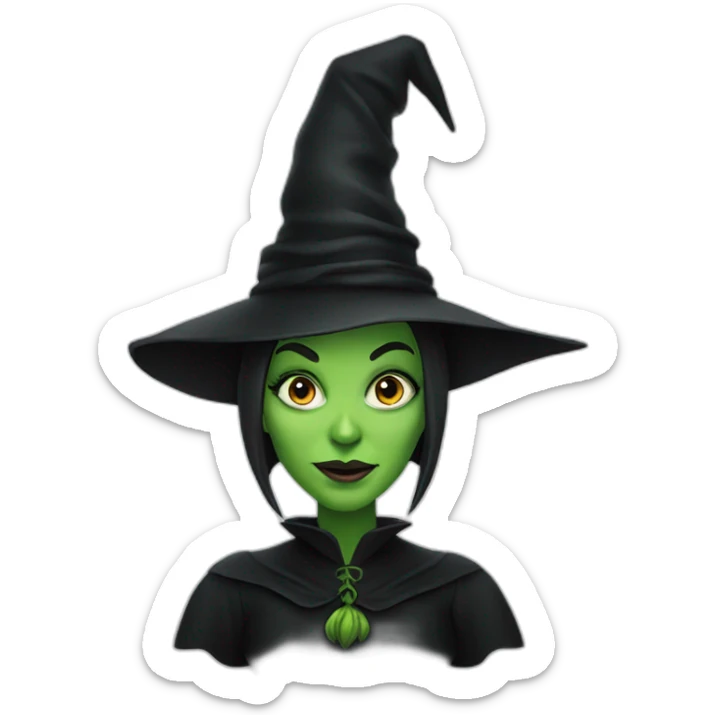 Wicked witch sticker