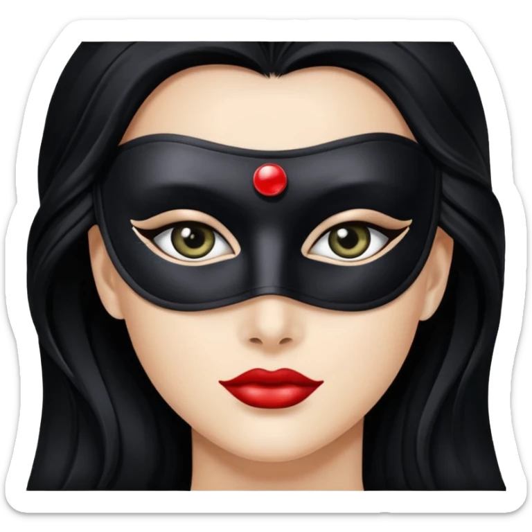 Domino eye mask just the eye mask. I like the 4th but a different style sticker