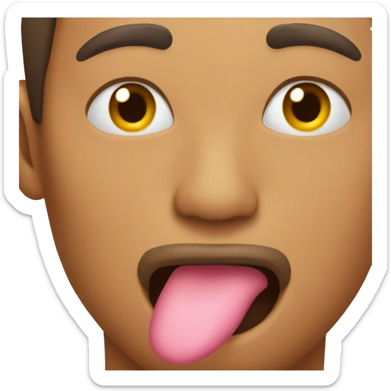 tongue sticker