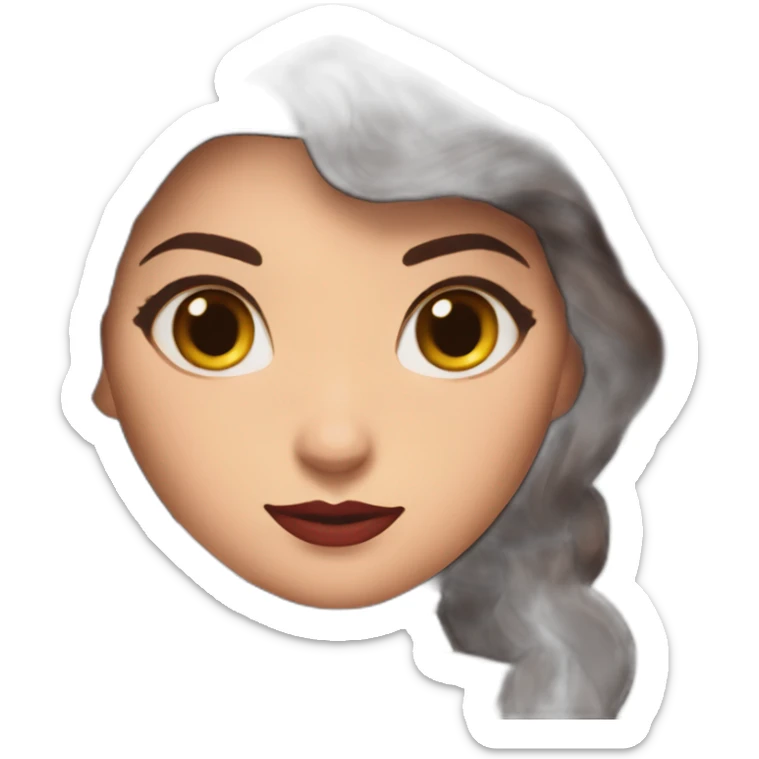 scarlet witch with her costume from doctor strange in the multiverse of madness sticker