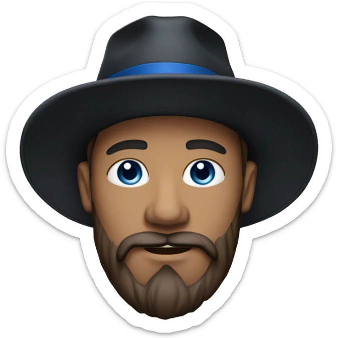 35 years old, male, red hair, black basketball hat, blue eyes, pale complexion, thick beard and thin mustache sticker