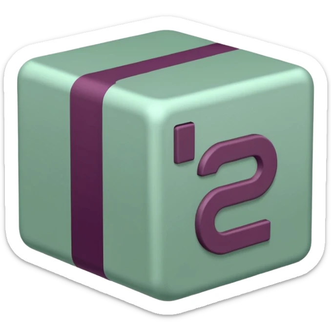 animated gif the word Sent in sage green and plum colors sticker