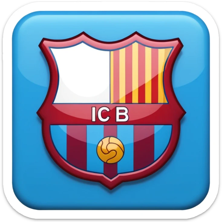 generate Barcelona logo  sticker