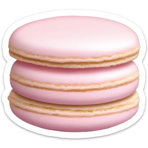 Pale pink macaron sticker