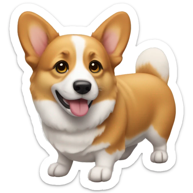 Corgi sticker
