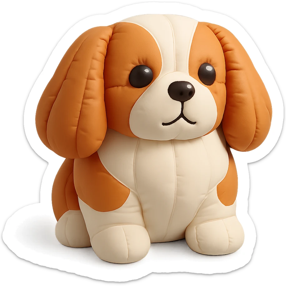 Cavalier King Charles Spaniel dog sticker