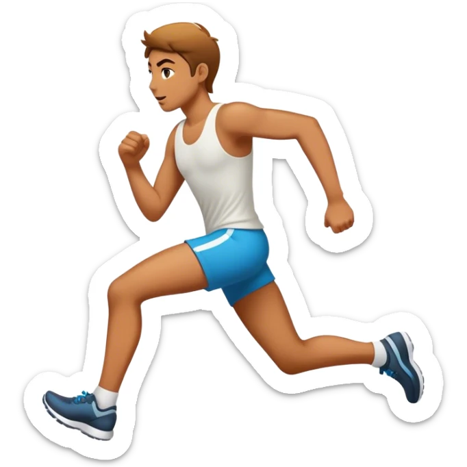 running sticker