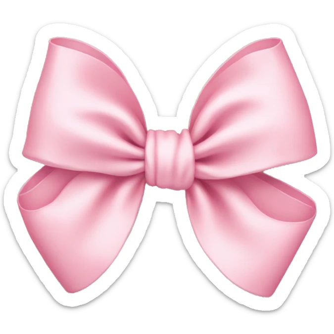 Light pink bows sticker