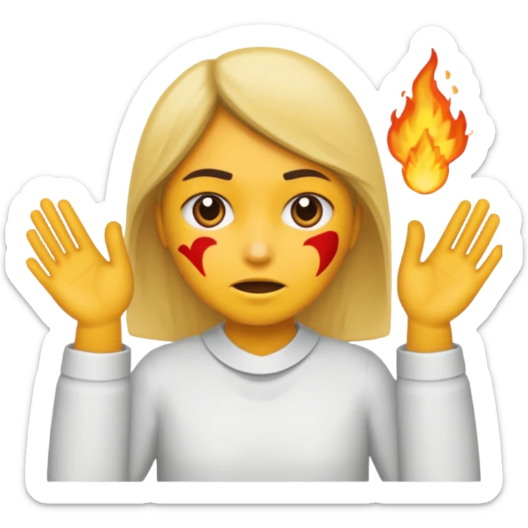 Je veux un emoji représentant adolf Hitler faisait un salut nazi sticker