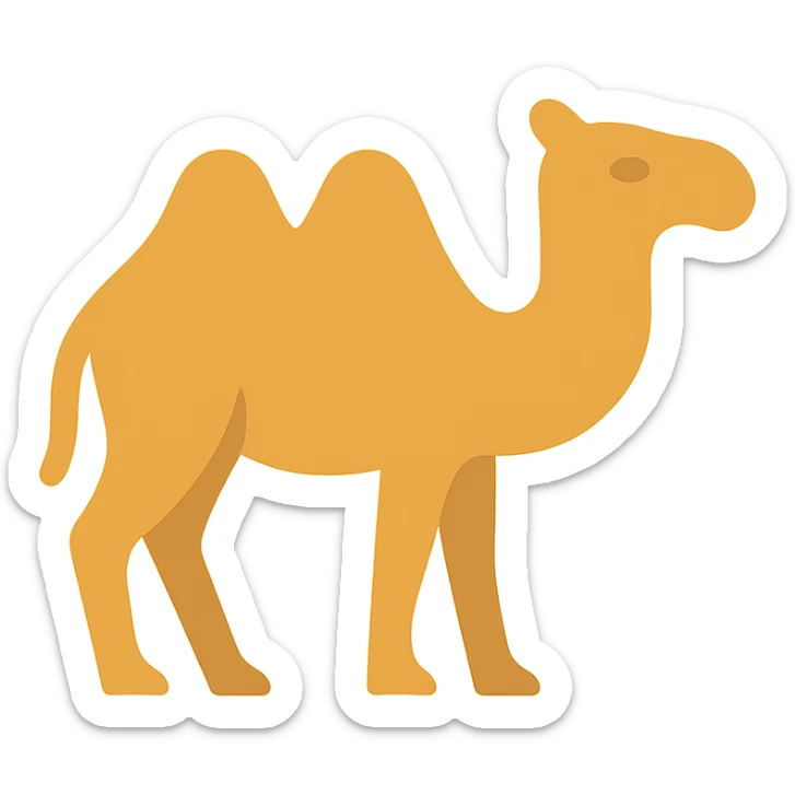 Camel sticker