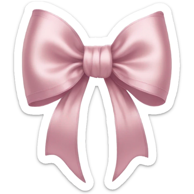 Pink bow sticker